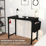 40“ Computer Table for Home Office Desk Black