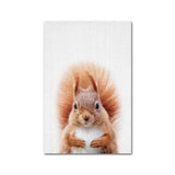Giraffe Bunny Elephant Canvas