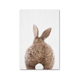 Giraffe Bunny Elephant Canvas