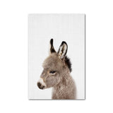 Giraffe Bunny Elephant Canvas