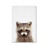 Giraffe Bunny Elephant Canvas