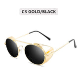 Retro Steampunk Metal Frame Sunglasses