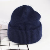 VISROVER  Solid Color Beanies Hat