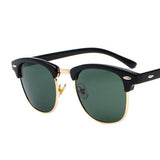 Classic Semi-Rimless Sunglasses