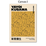Yayoi Kusama Pumpkin Abstract Nordic Posters
