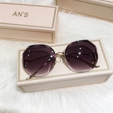 Fashion Tea Gradient Sunglasses