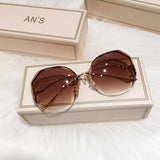 Fashion Tea Gradient Sunglasses