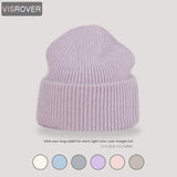 VISROVER  Solid Color Beanies Hat