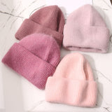 Winter Real Rabbit Fur Knitted Beanies