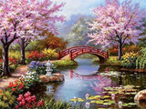 Huacan Full Square Round Diamond Painting Landscape