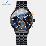 Alloy Case Silver Luxury Brand Sports Watches