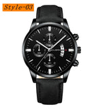 Automatic Calendar Sport Stainless Steel  Wrist Watch