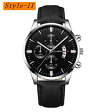 Automatic Calendar Sport Stainless Steel  Wrist Watch