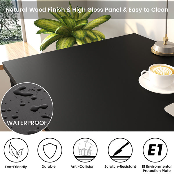 40“ Computer Table for Home Office Desk Black