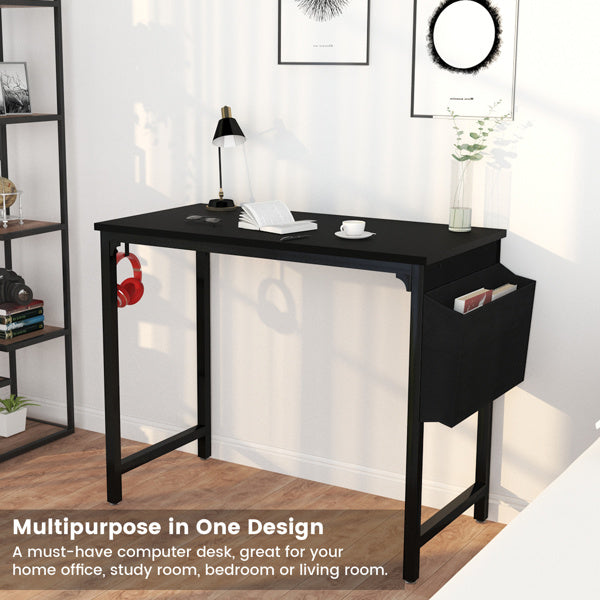 40“ Computer Table for Home Office Desk Black