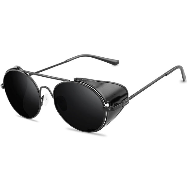 Retro Steampunk Metal Frame Sunglasses