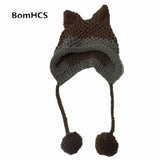 BomHCS Cute Fox Ears Beanie
