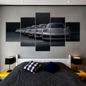 Unframed 5 Piece Luxury Car Posters