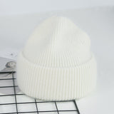 VISROVER  Solid Color Beanies Hat