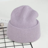 VISROVER  Solid Color Beanies Hat