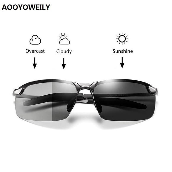 AOOYOWEILY Photochromic Polarized Sunglasses
