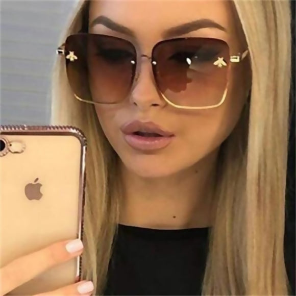 Lady Rimless Bee Sunglasses