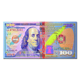 Wall Art Gold Colorful Hundred $ Money Painting