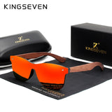 KINGSEVEN Natural Wooden Sunglasses