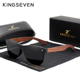 KINGSEVEN Natural Wooden Sunglasses