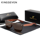 KINGSEVEN Natural Wooden Sunglasses