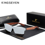 KINGSEVEN Natural Wooden Sunglasses