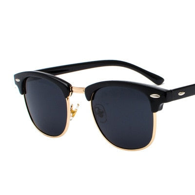 Classic Semi-Rimless Sunglasses