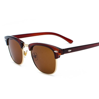 Classic Semi-Rimless Sunglasses