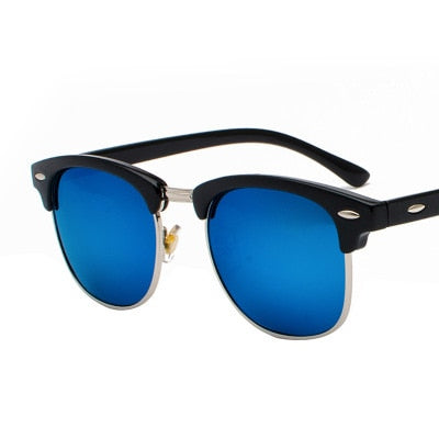 Classic Semi-Rimless Sunglasses