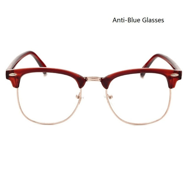 Classic Semi-Rimless Sunglasses