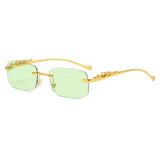 Rimless Square Sunglasses