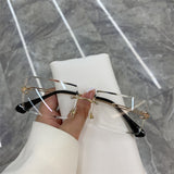 Vintage Fashion  Sunglasses Rimless