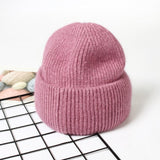 VISROVER  Solid Color Beanies Hat