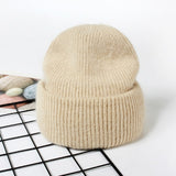 VISROVER  Solid Color Beanies Hat