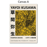 Yayoi Kusama Pumpkin Abstract Nordic Posters