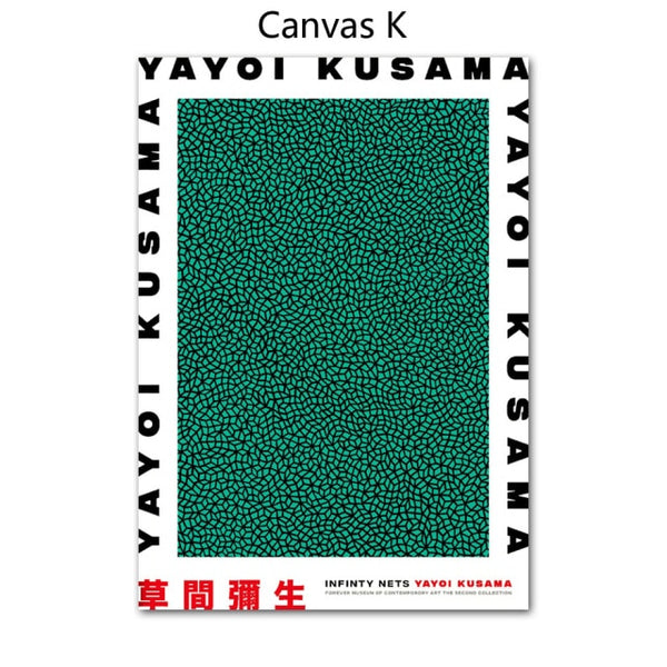 Yayoi Kusama Pumpkin Abstract Nordic Posters
