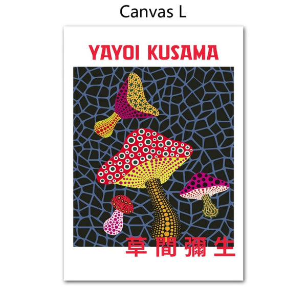 Yayoi Kusama Pumpkin Abstract Nordic Posters
