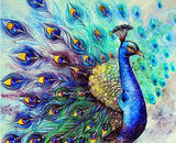 Diamond Full Round Peacock Wolf Swan Mosaic Animal Picture Cross