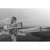 Wall Art Black and White Canvas Road Sign Posters