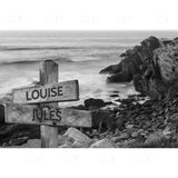 Wall Art Black and White Canvas Road Sign Posters