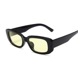 Vintage Black Square Sunglasses