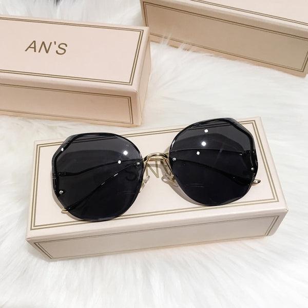 Fashion Tea Gradient Sunglasses