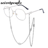 Irregular Sunglasses With Chain