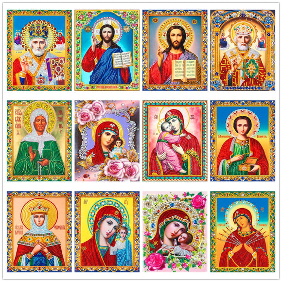 Religious Leaders Cross Stitch