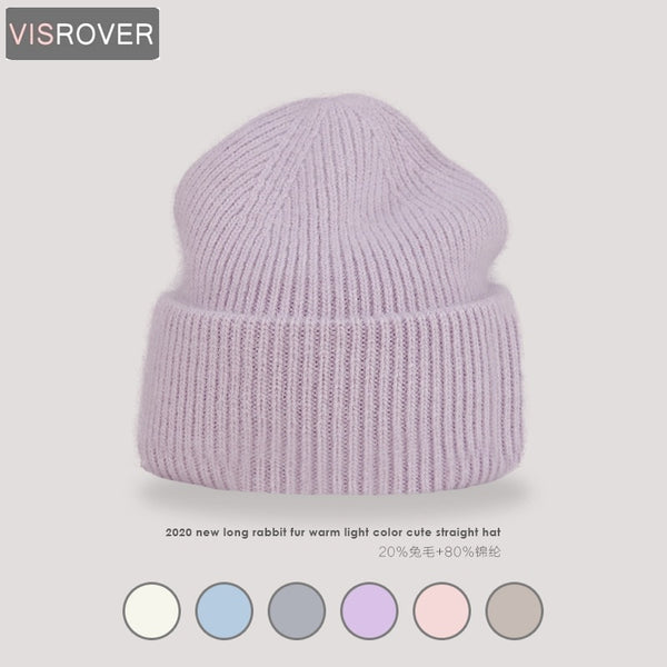 VISROVER  Solid Color Beanies Hat